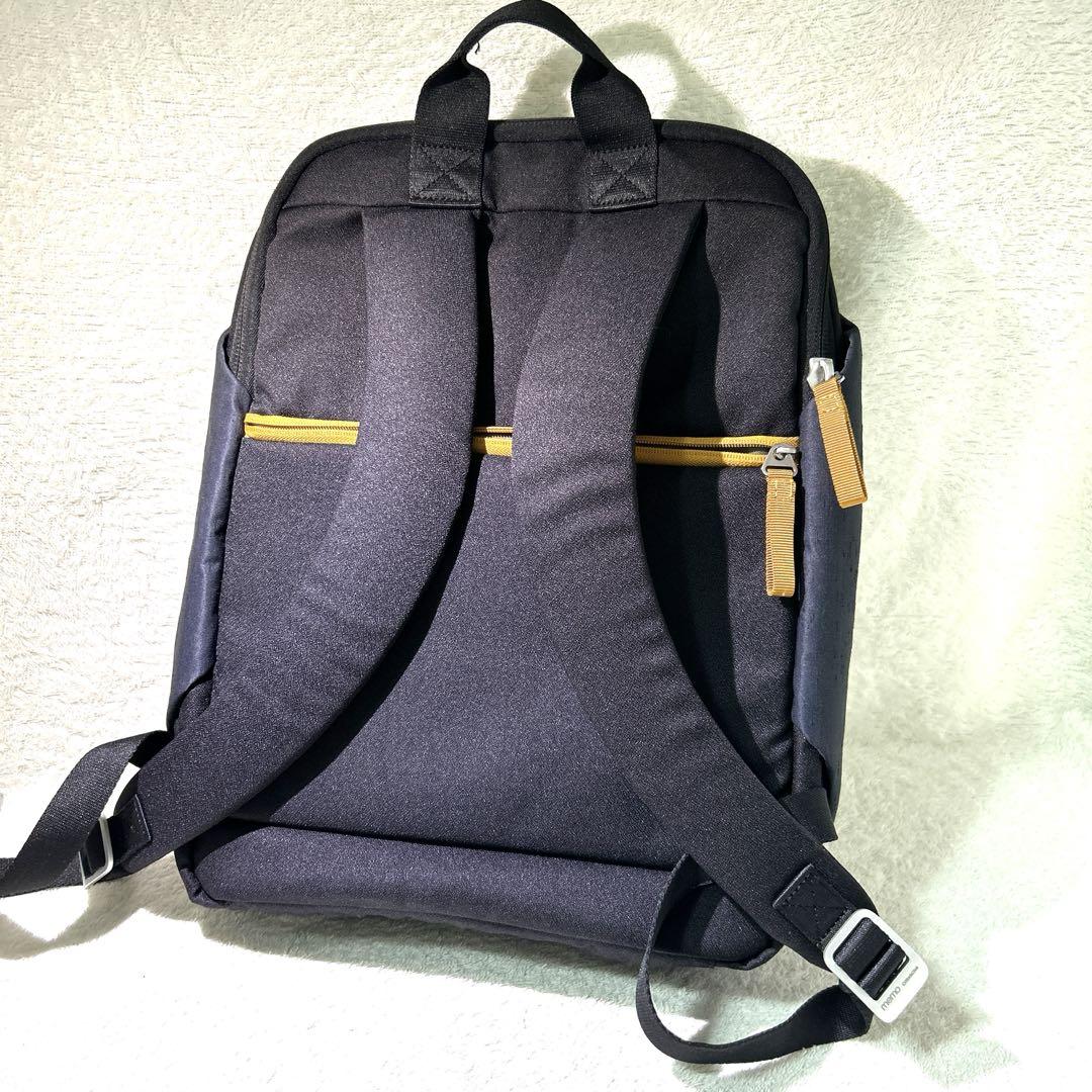 美品　cote&ciel コートシエル　リュック　ダメージ加工　ブラック