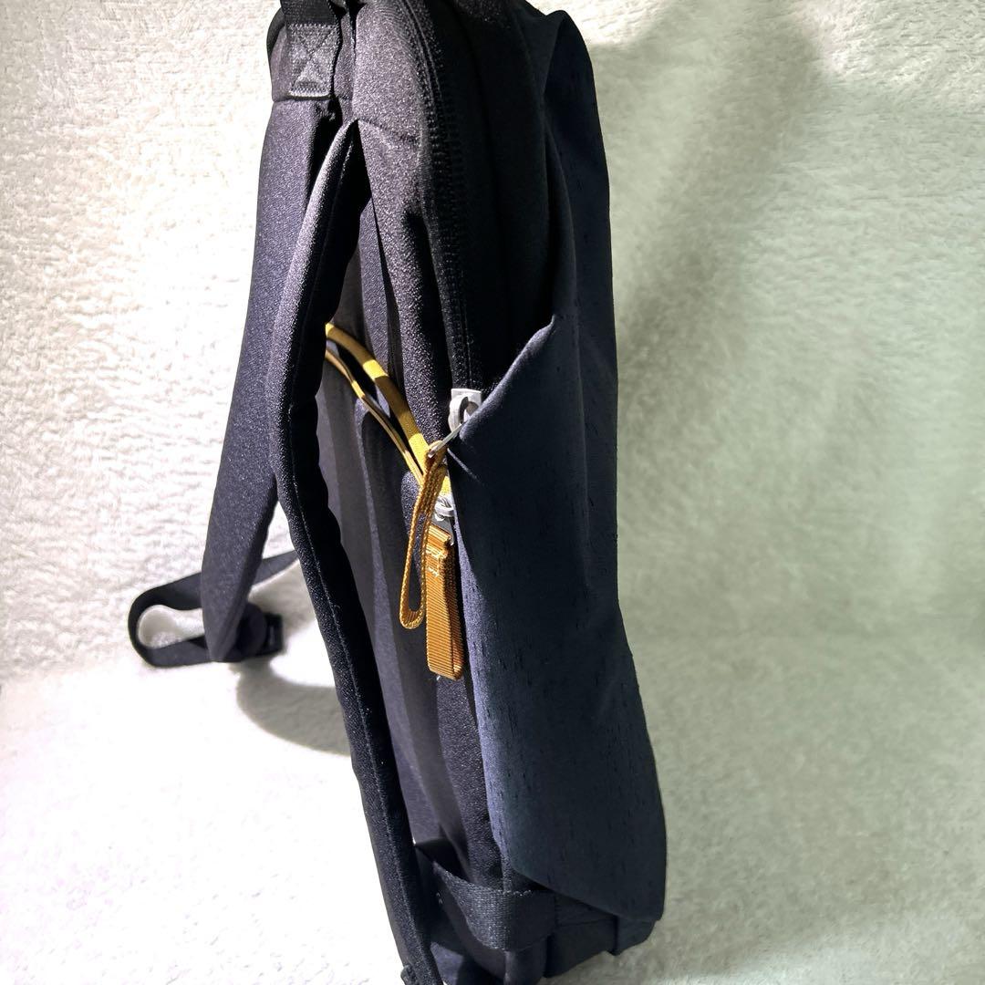 美品　cote&ciel コートシエル　リュック　ダメージ加工　ブラック
