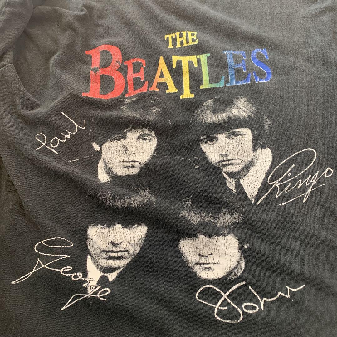 THE BEATLES Tシャツ 黒　ビンテージ