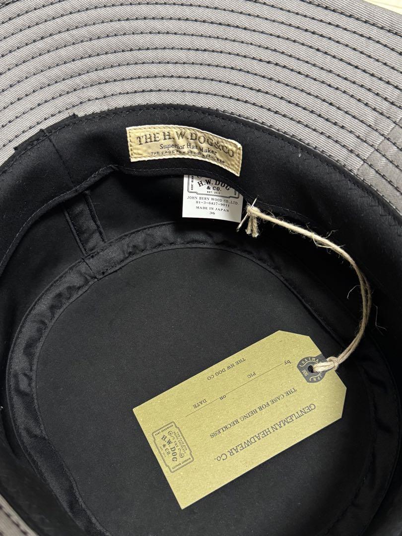 帽子 THE H.W.DOG&CO.BRIM6.5 BUCKET HAT-Black
