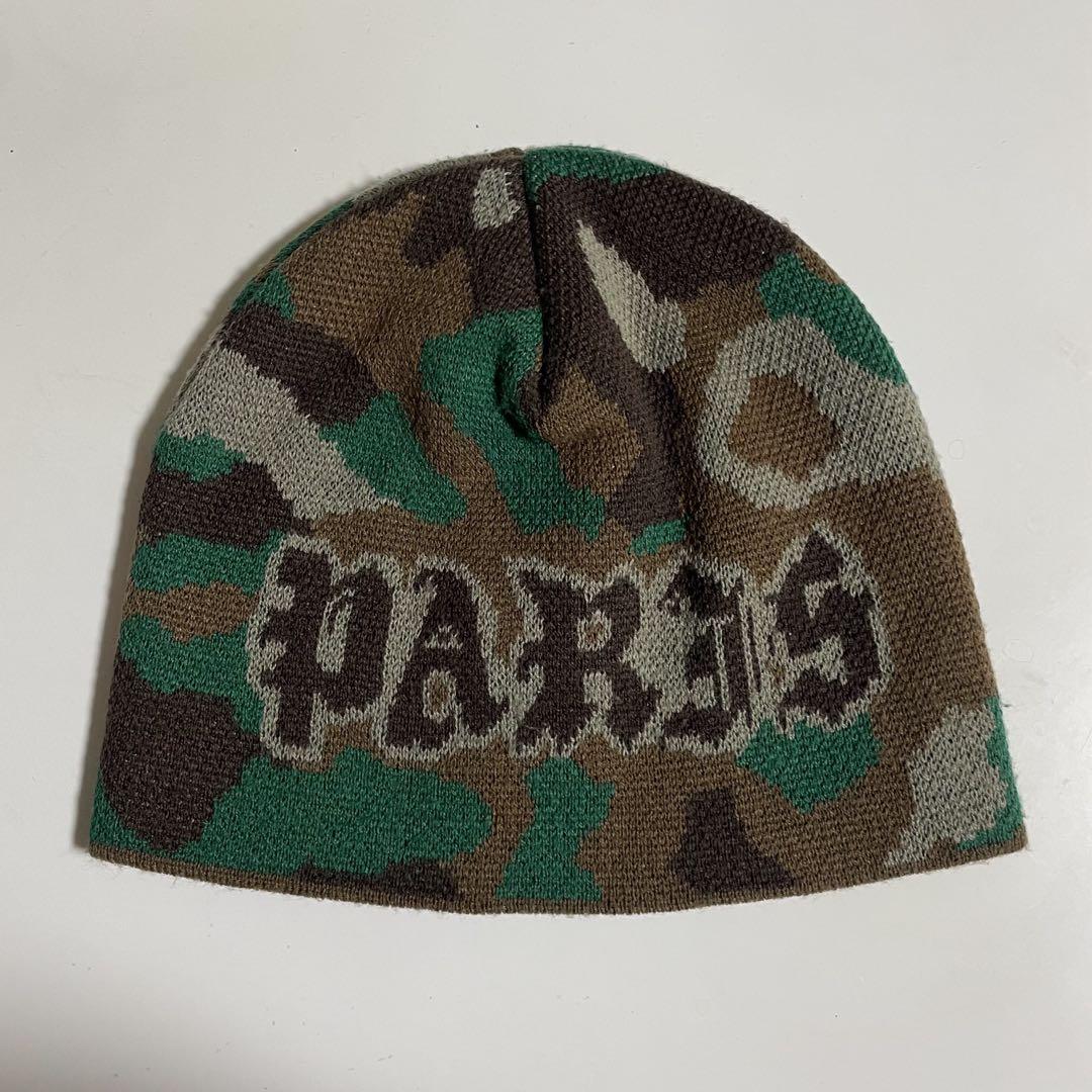 【入手困難】supreme Paris Camo Beanie カモフラ