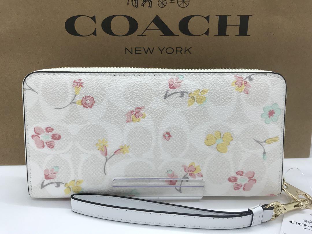 COACH コーチ チョークマルチフローラル 花柄