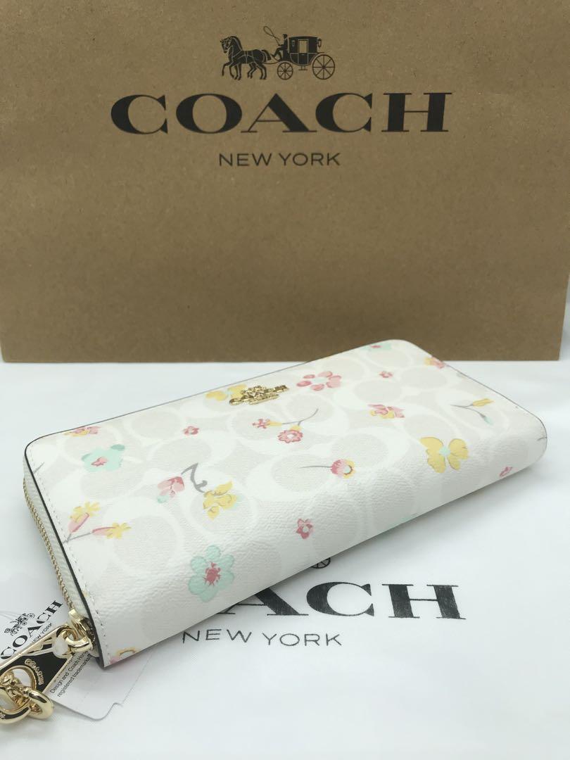 COACH コーチ チョークマルチフローラル 花柄