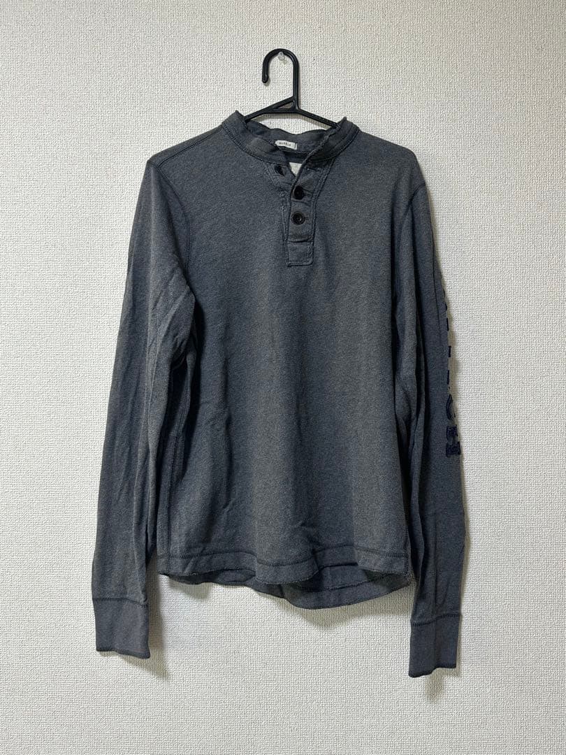 Abercrombie&Fitch グレー 長袖カットソー　USA古着　アバクロ
