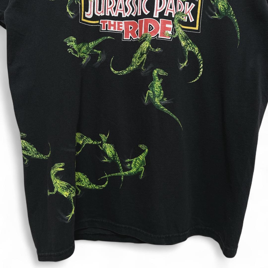 映画 Jurassic Park The Ride Tシャツ ブラック 728