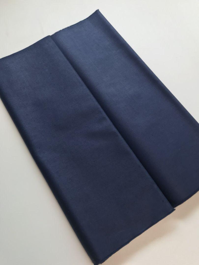 特価 綿 呉服裏地 反物 タタミ 正花(紺色)12m