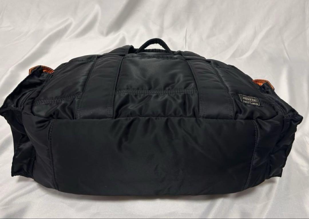 15 美品　PORTER ポーター　タンカー　ボストンバックＬ　ブラック