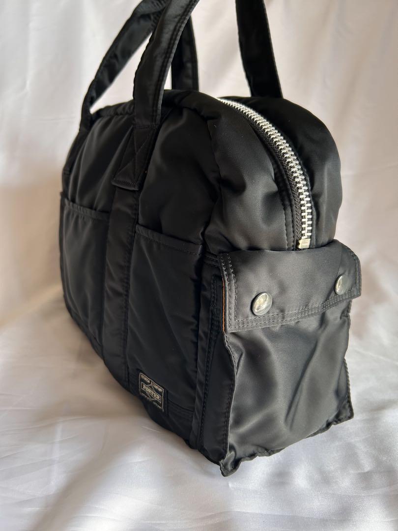 15 美品　PORTER ポーター　タンカー　ボストンバックＬ　ブラック