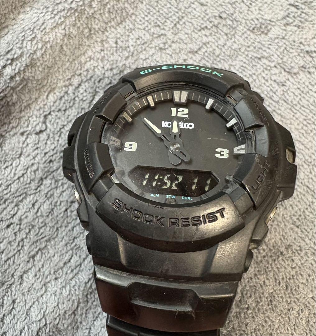 在庫処分セール G-100 G-SHOCK CASIO コベルコ建機 非売品 90周年記念モデル 時計