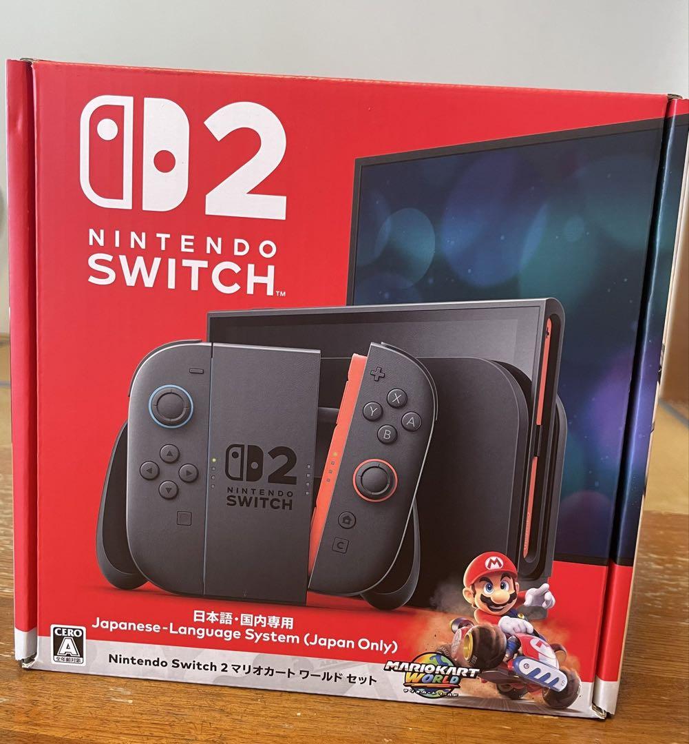 任天堂 Switch2 マリオカートワールドセット レシート付き 新品未開封 Switch2 マリオカートワールドセット 領収書付