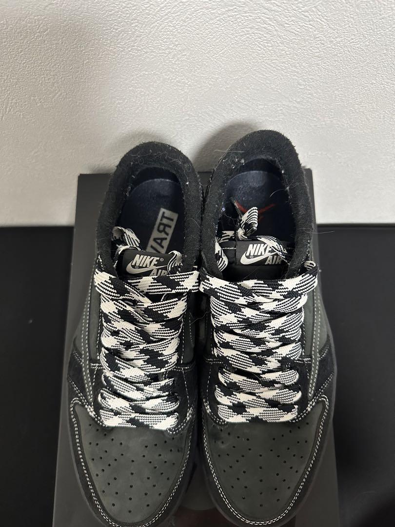 靴 AIRJORDAN1 Travis Scott Black Phantom