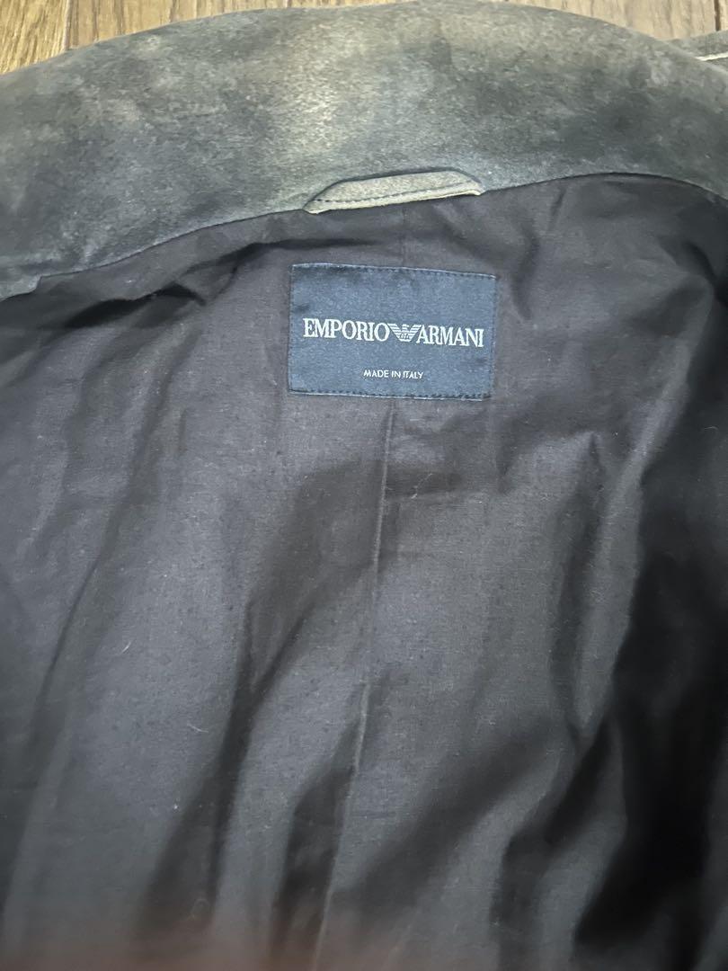 EMPORIO ARMANI スエードジャケット ブラウン
