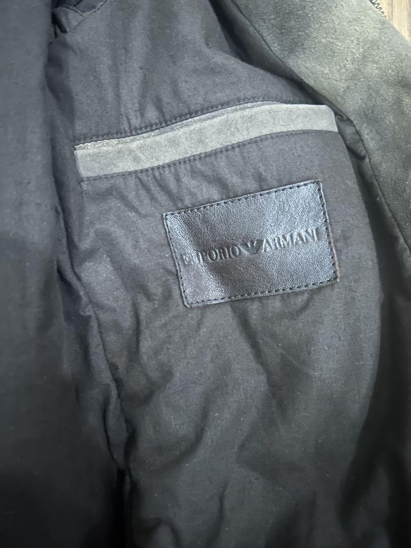 EMPORIO ARMANI スエードジャケット ブラウン