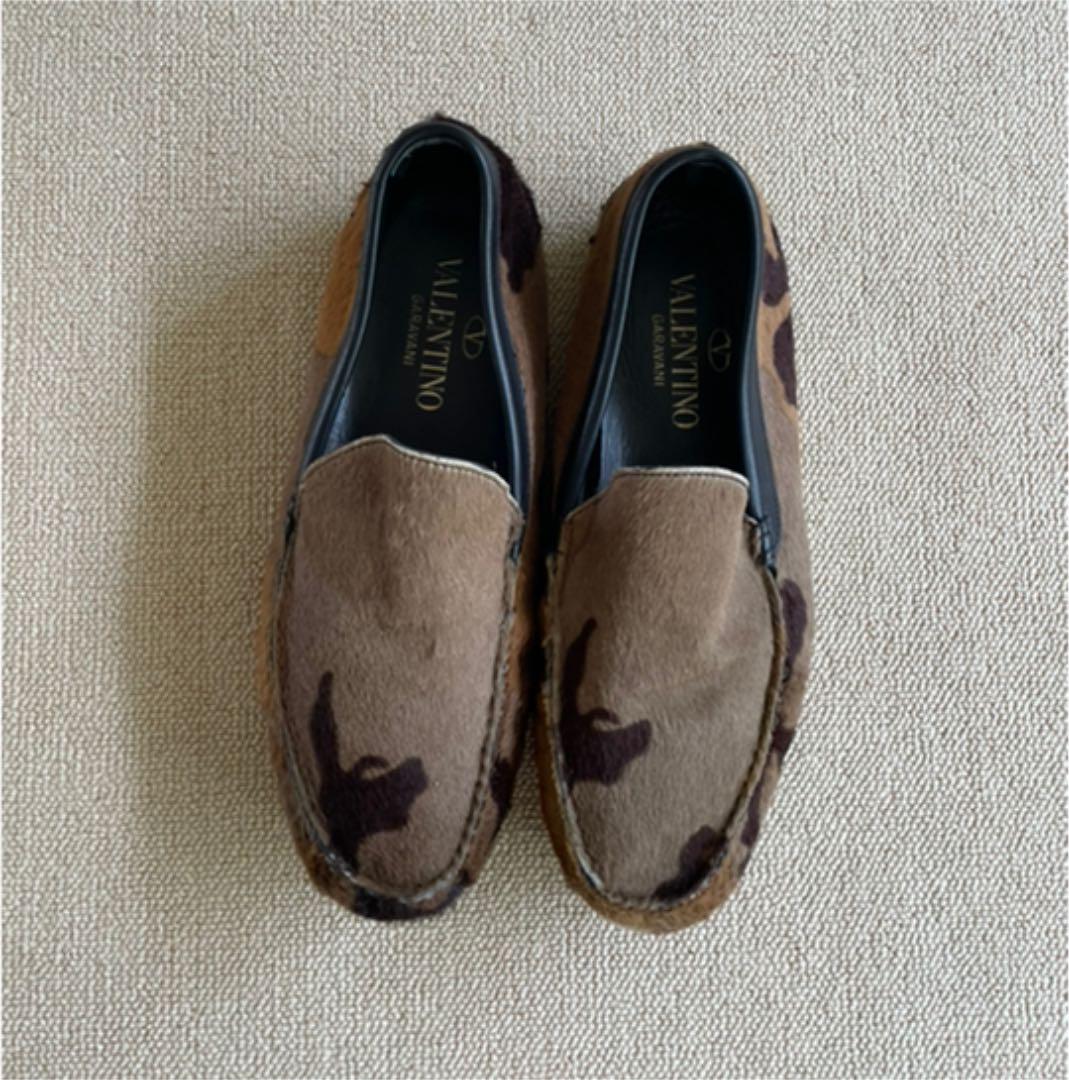 VALENTINO ヴァレンティノハラコレザーシューズ