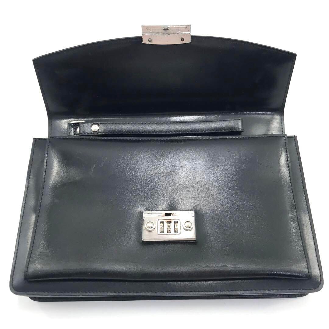 dunhill ダンヒル ビジネスバッグ セカンドバッグ ダイヤルロック 黒