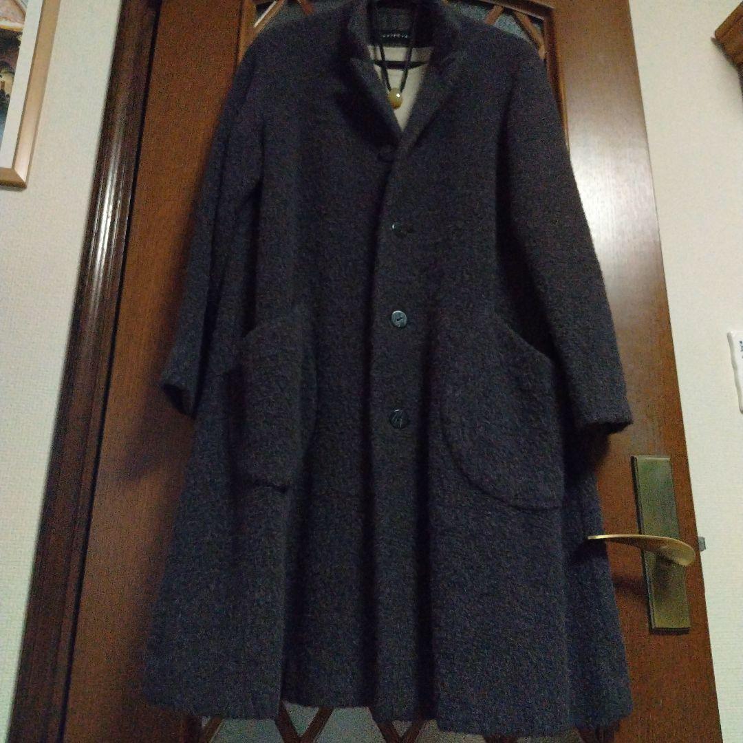 ヨーガンレール、グレーパープル ふんわり柔らか起毛アルパカ 暖かい