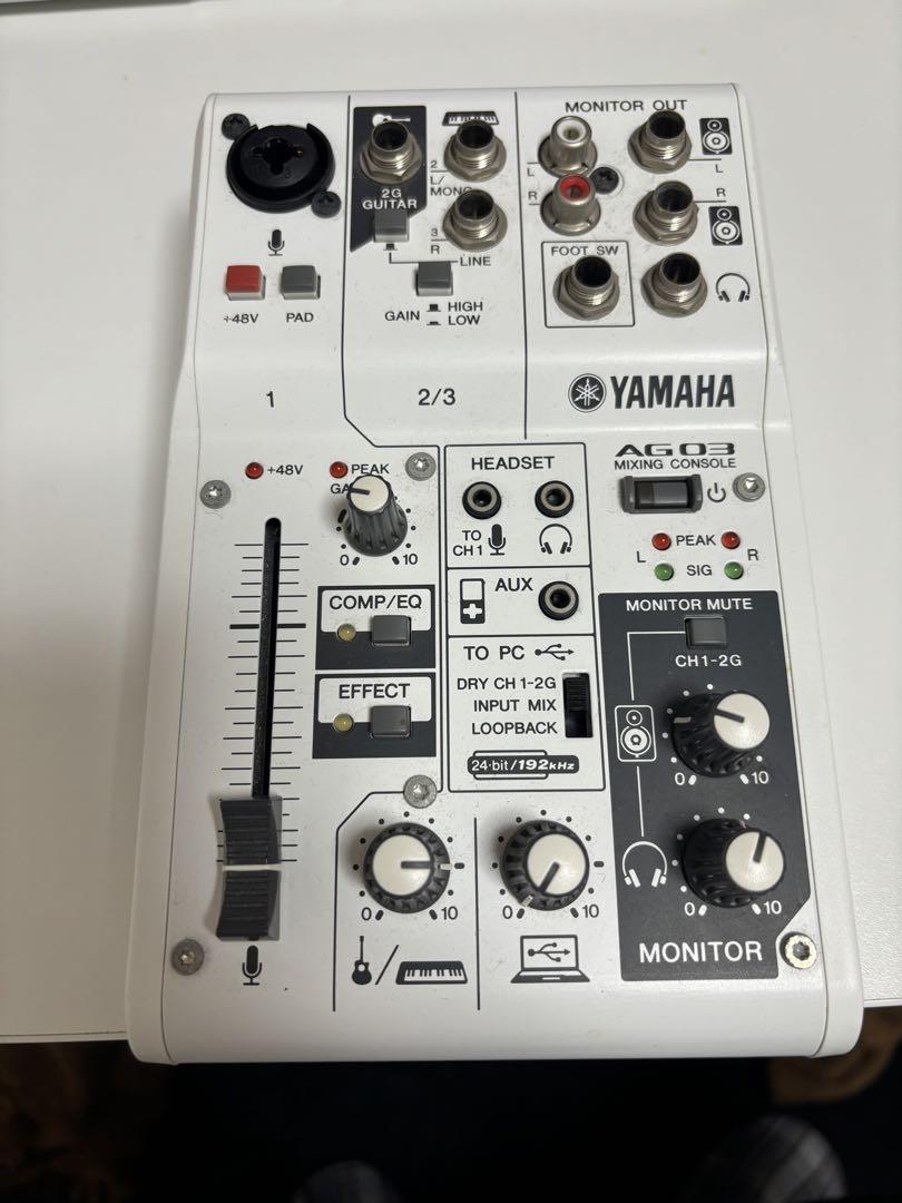 Yamaha AG03 USBオーディオインターフェース