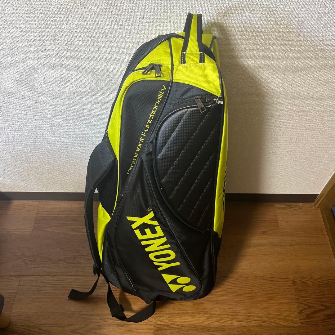 YONEX バドミントン・テニスバッグ黒/黄