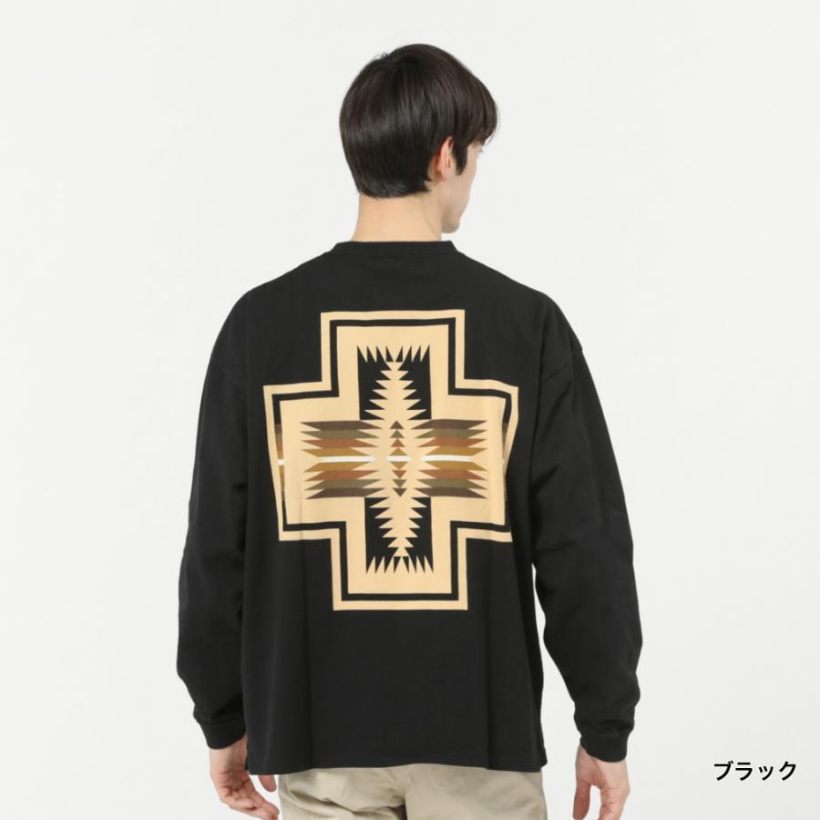 【新品未使用】 PENDLETON BACK PRINT 長袖Tシャツ　ブラック