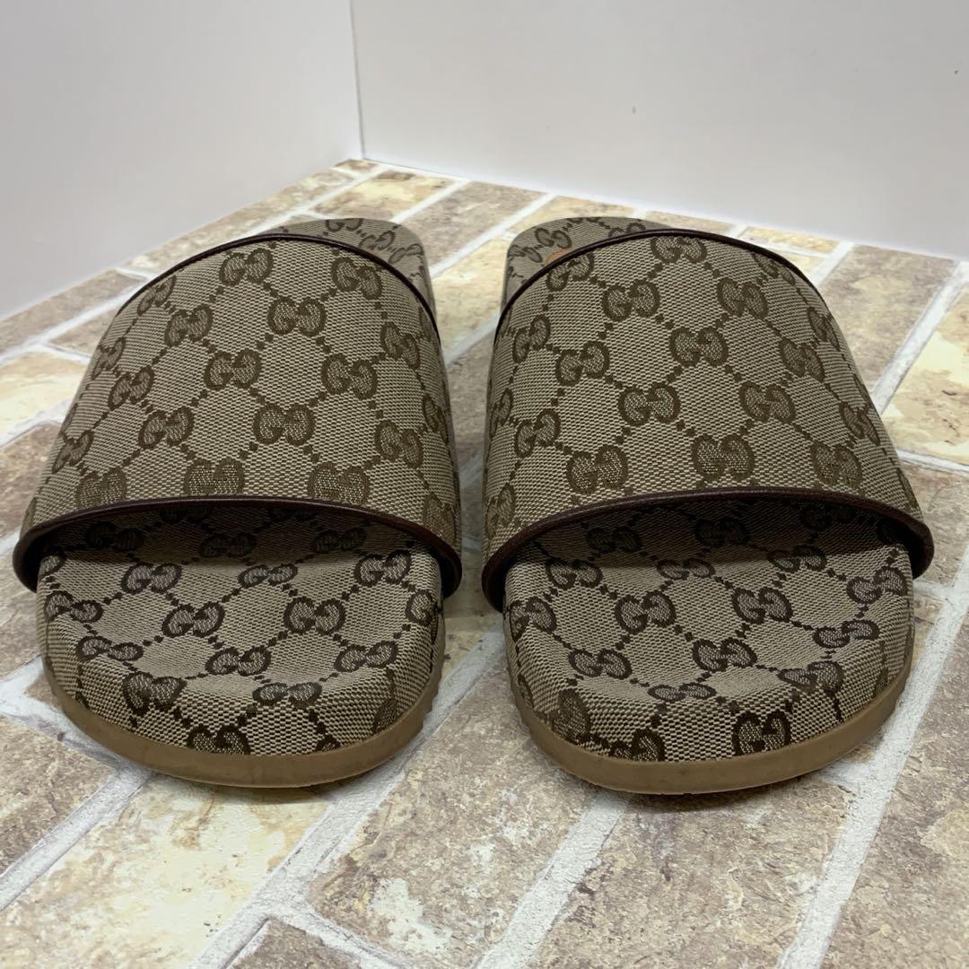 t*s様 GUCCI グッチ GGキャンバス サンダル 靴 624695
