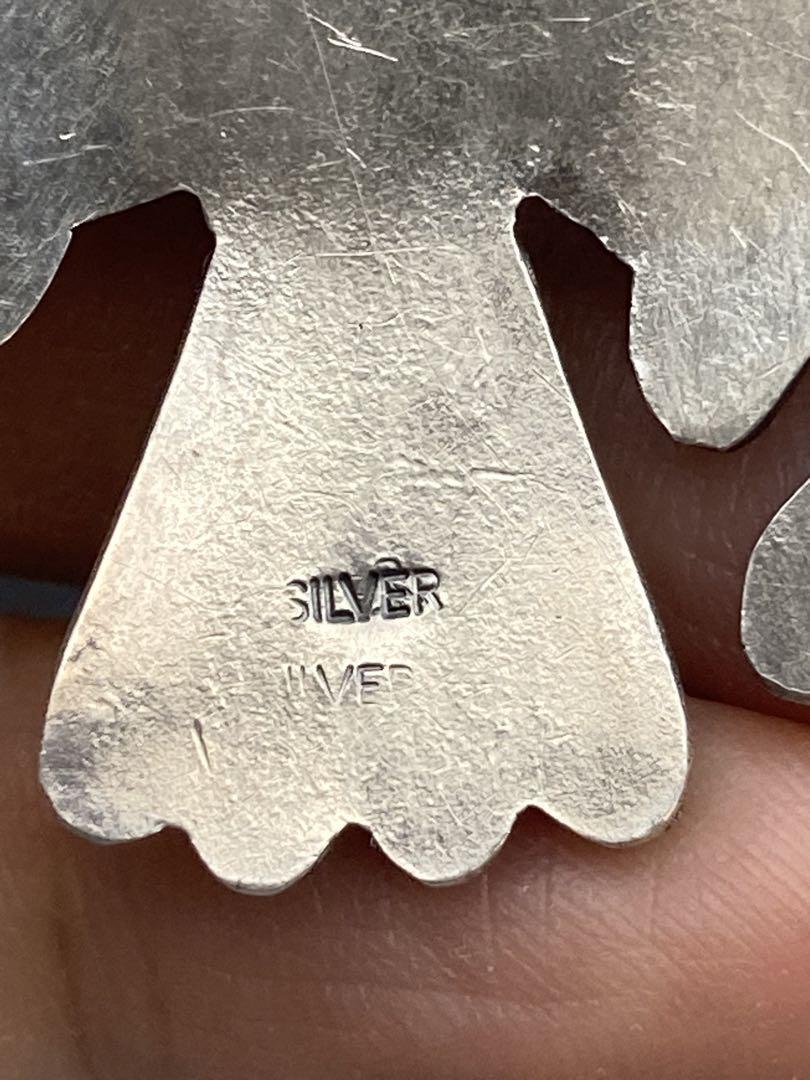silver刻印　ネックレス　鷹　ロング