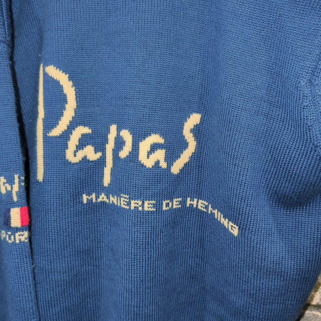 Papas 90s バックロゴ スウェット カーディガン Papas 90s バックロゴ スウェット カーディガン - メルカリ
