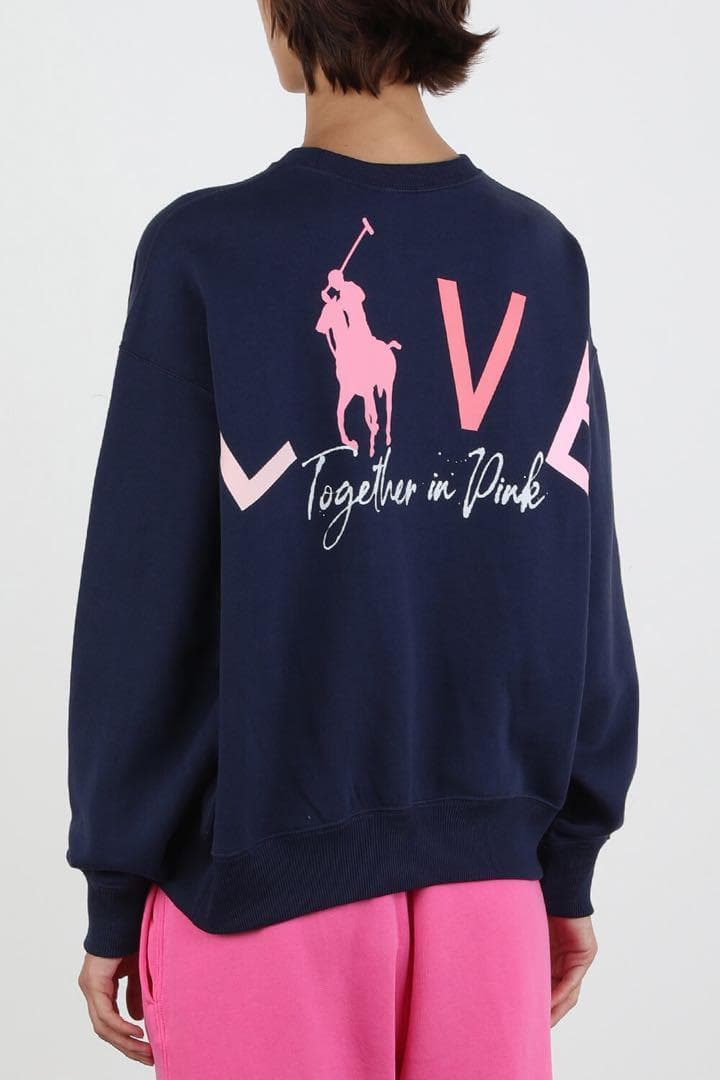 ラルフローレン PINK PONY ピンクポニー 刺繍 スウェット トレーナー