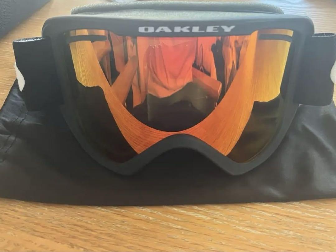 OAKLEY オレンジレンズ ゴーグル 収納袋付きスキー・スノーボードアクセサリー