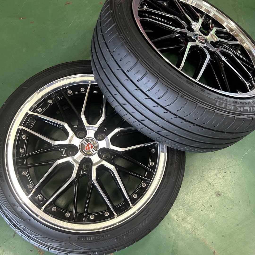 中古アルミタイヤ215/45R18　ノア、エスクアイア、セレナ、アクセラなど