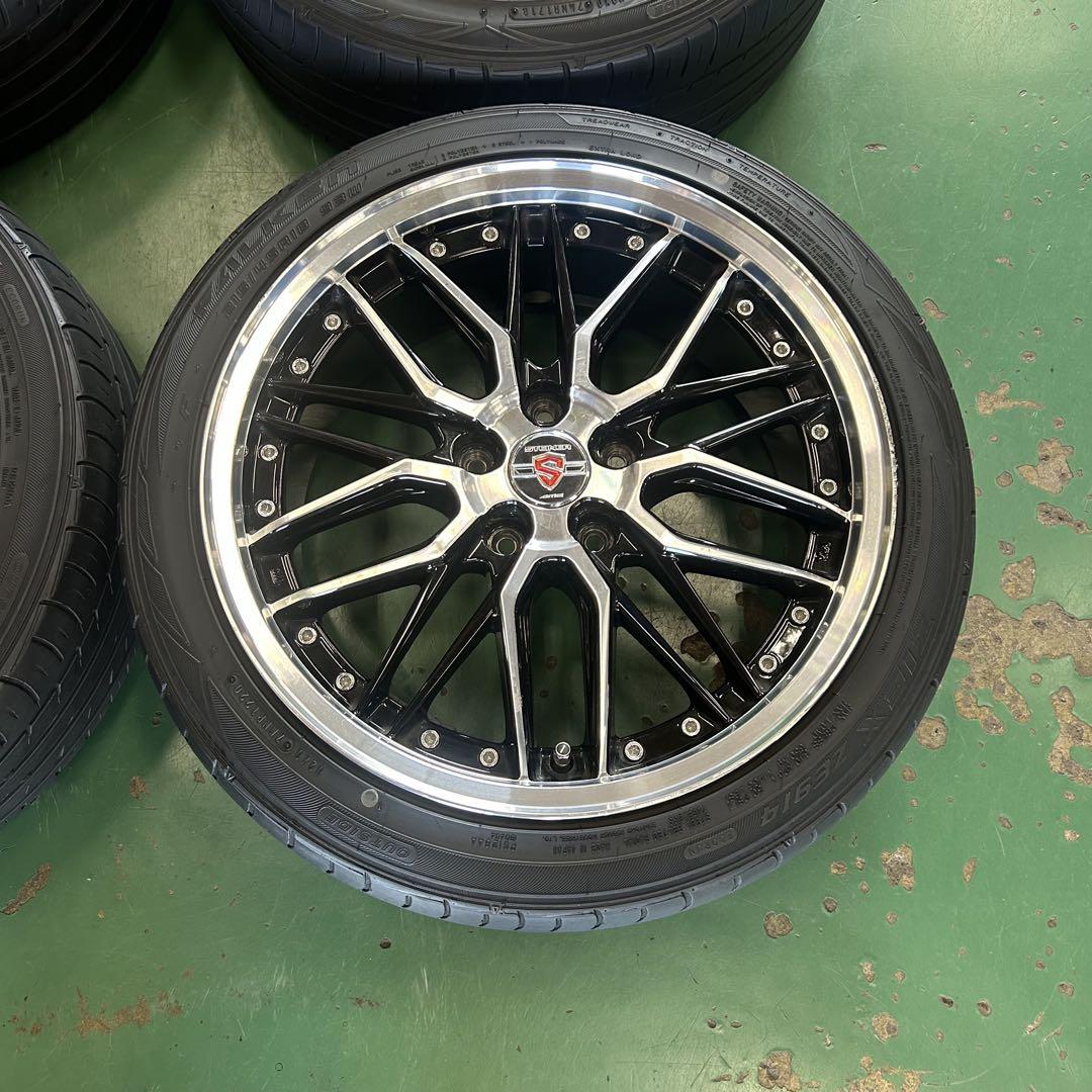 中古アルミタイヤ215/45R18　ノア、エスクアイア、セレナ、アクセラなど