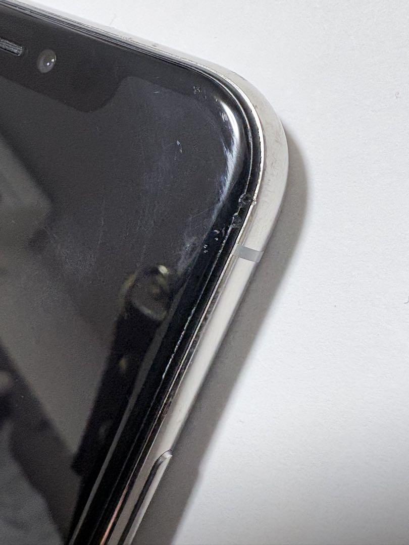 iPhoneX 256G ホワイト　シルバー スマートフォン・携帯電話