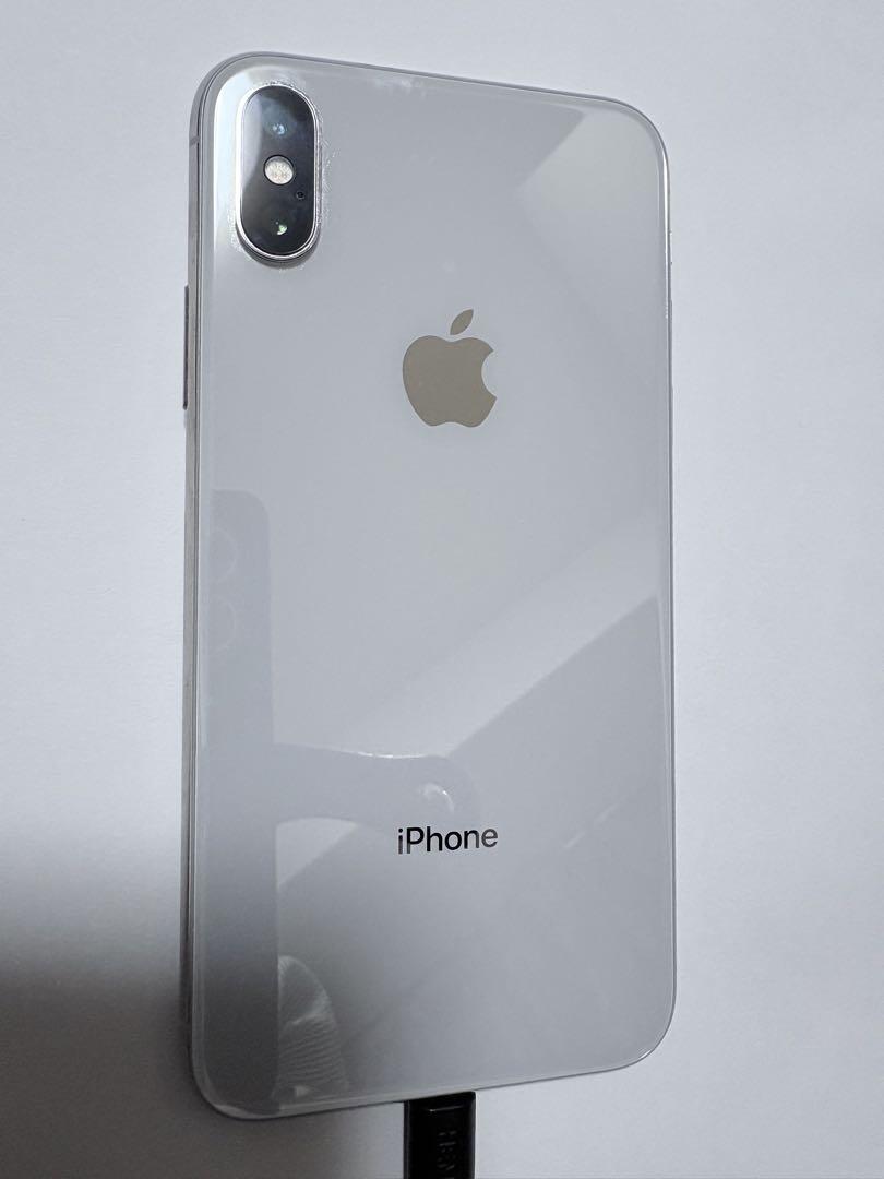 iPhoneX 256G ホワイト　シルバー スマートフォン・携帯電話
