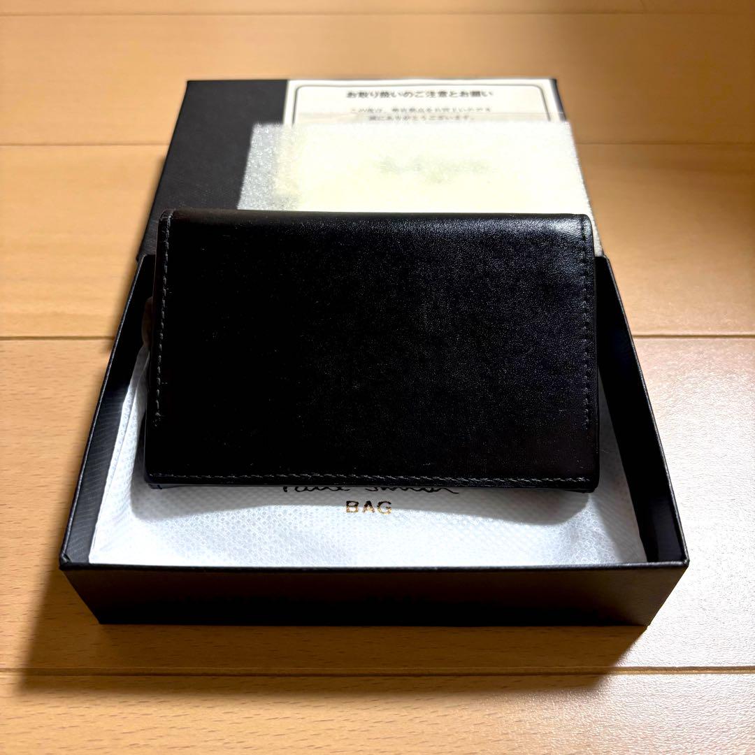 Paul Smith 名刺入れ　カラーバンド　ブラック　美品　カードケース