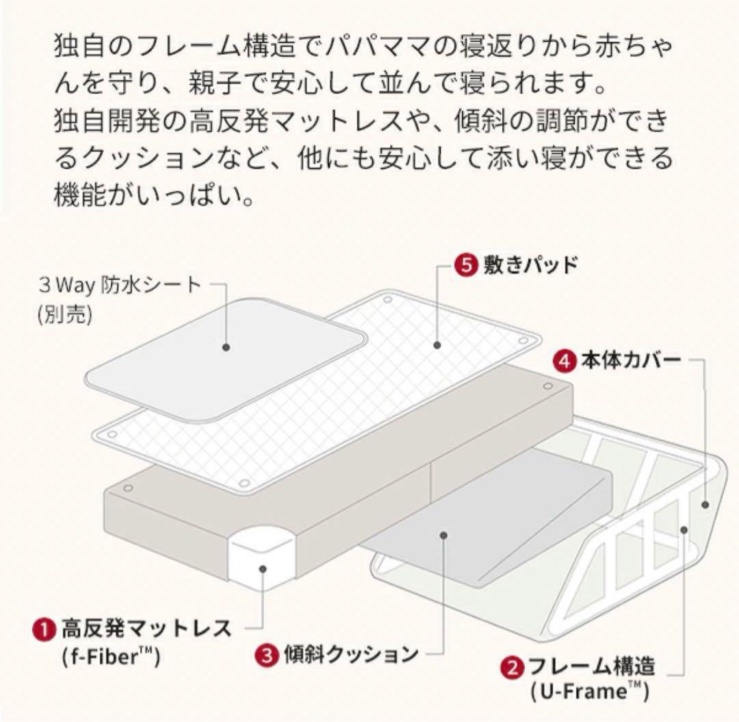 【ファルスカ】ベッドインベッドFLEX+AIDEセット エレファントバナナ