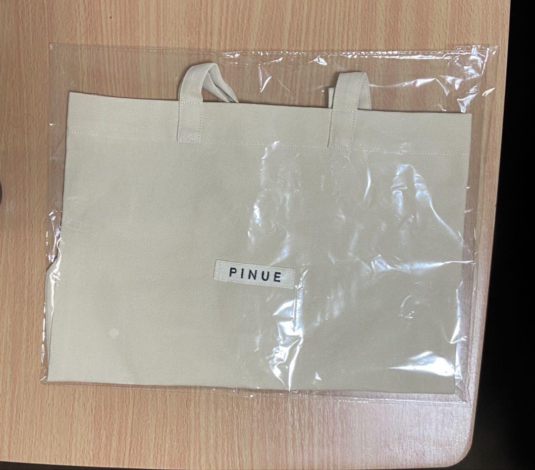 【再入荷！】 即日発送】PINUE フリルネックワンピース（GRAY） トート S ワンピース