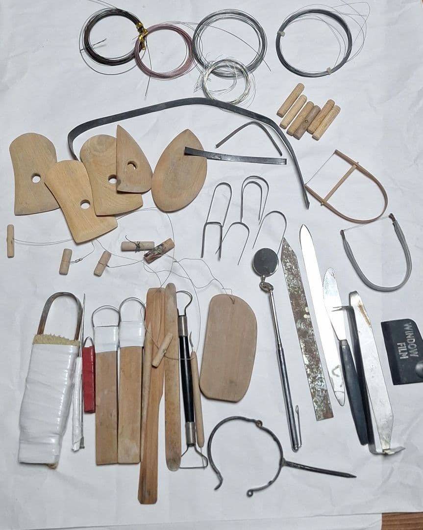 陶芸道具セット 工具多数目立った傷や汚れなし