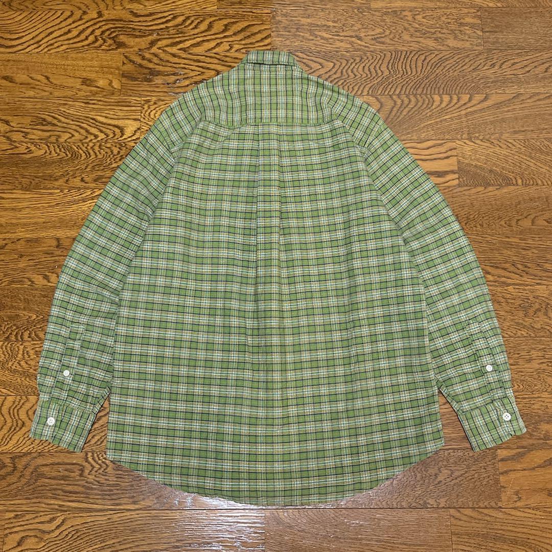 90s OLD J.CREW オールド ジェイクルー チェックシャツ グリーン