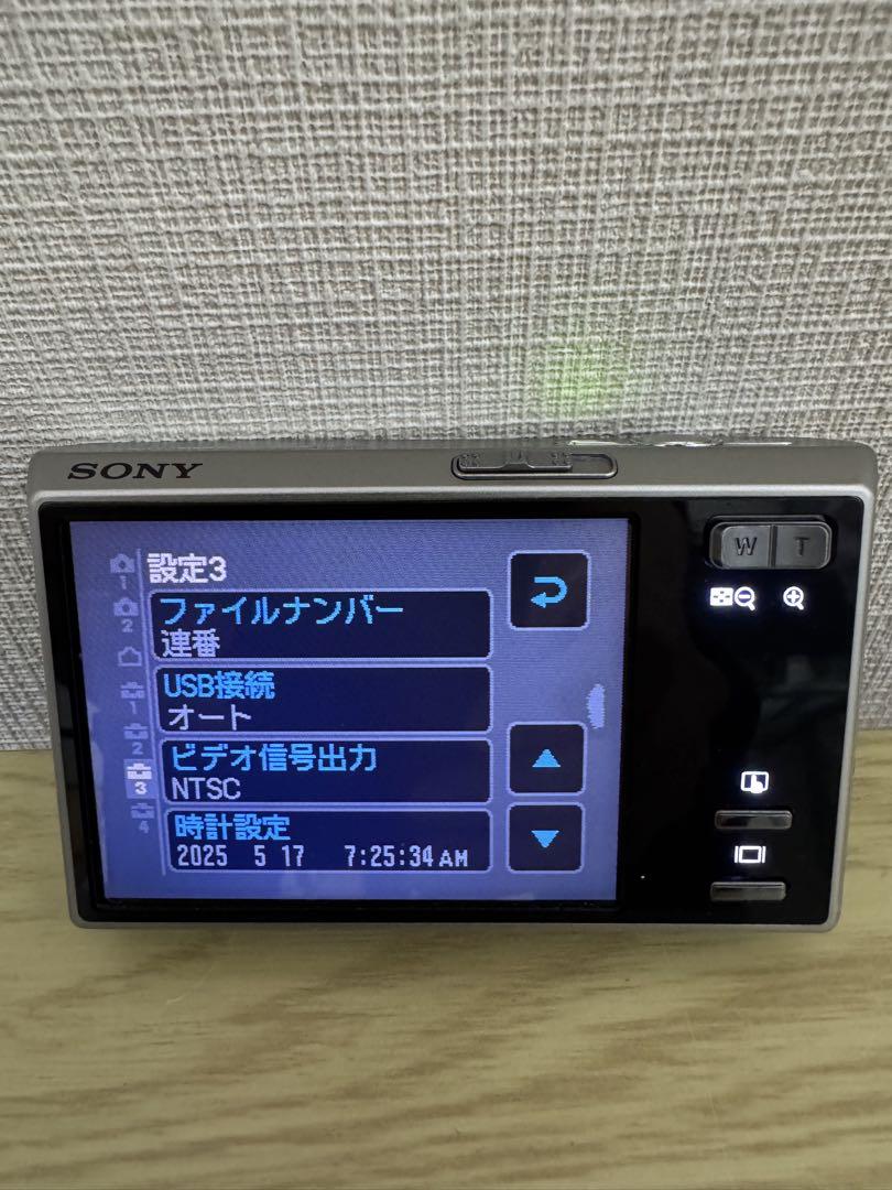 SONY Cyber-shot DSC-T50(シルバー)本体＋純正バッテリー付