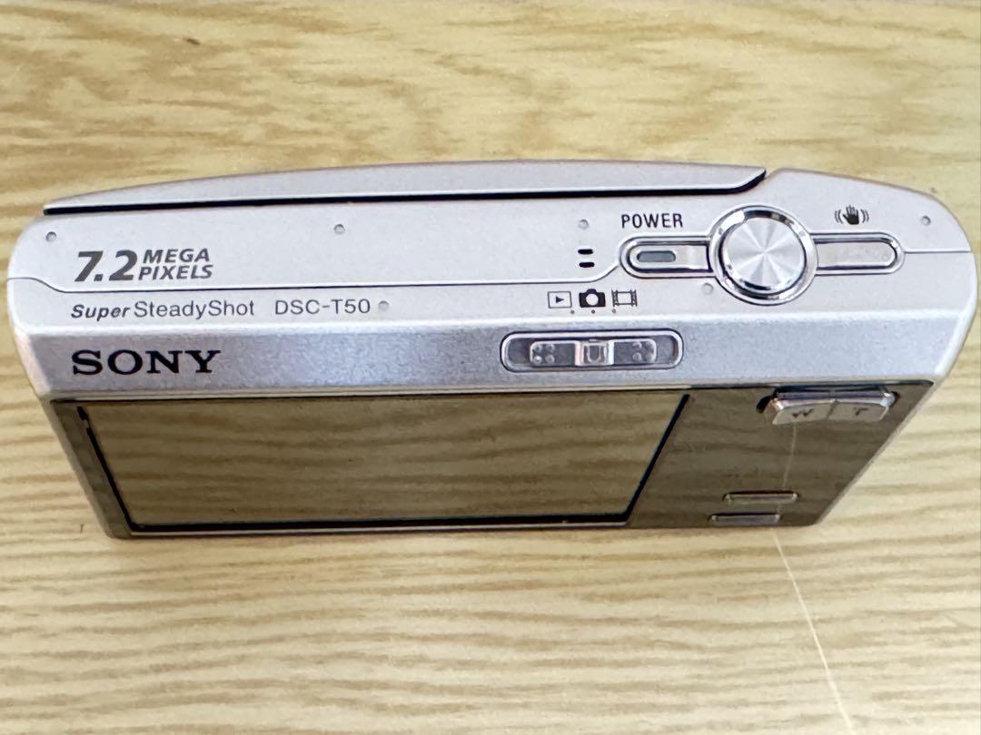 SONY Cyber-shot DSC-T50(シルバー)本体＋純正バッテリー付