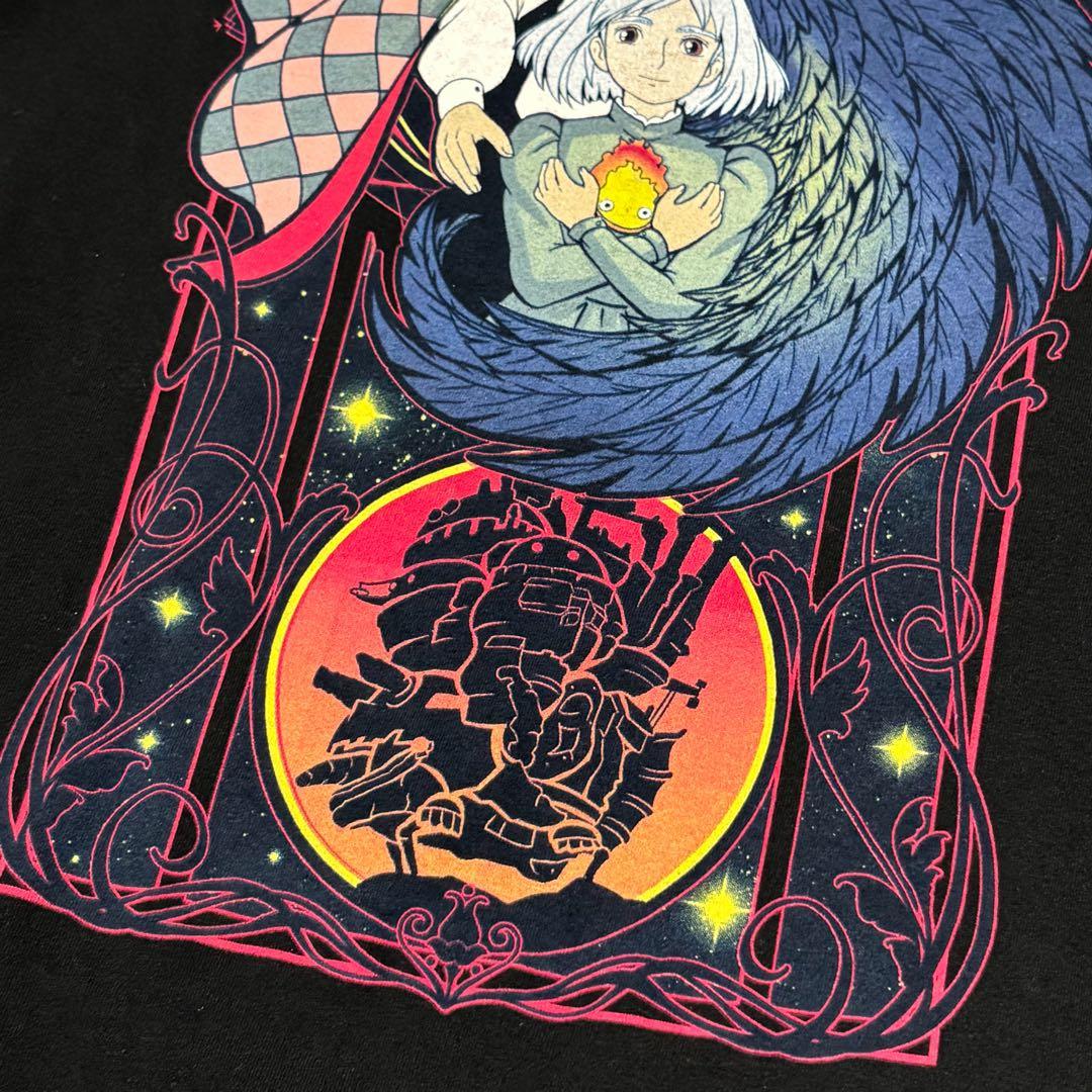スタジオジブリ 公式 映画 ハウルの動く城 ヴィンテージ 00s Tシャツ XL 新品 00's ハウルの動く城 ハウル＆ソフィー ジブリTシャツ XL