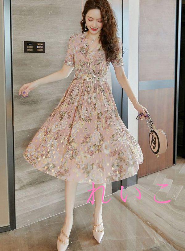純正割引品 新品 ドレス 花柄 ワンピース 華やか お呼ばれ 二次会 レディース 267 クリアランス大特価 Ixtapastanwood Com