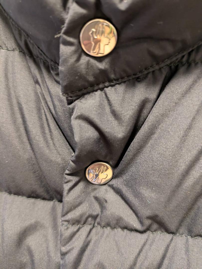 MONCLER FEBE GILET ダウンベスト 黒 モンクレ メンズ TG4
