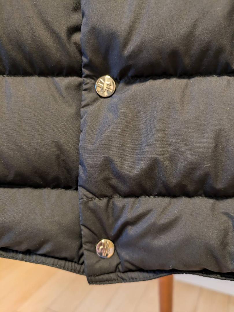 MONCLER FEBE GILET ダウンベスト 黒 モンクレ メンズ TG4