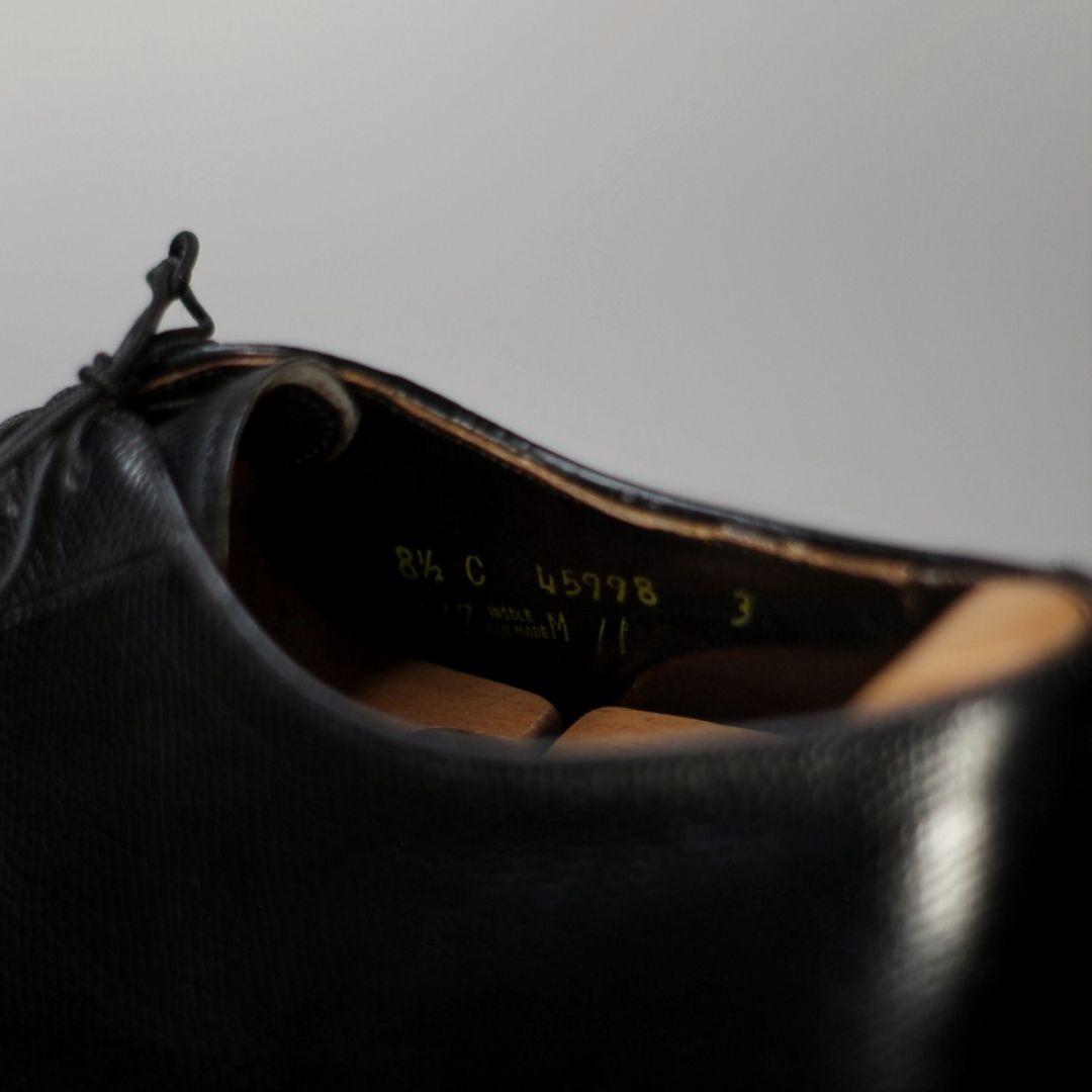 【Vintage】French Shriner プレーントゥ ダービーシューズ