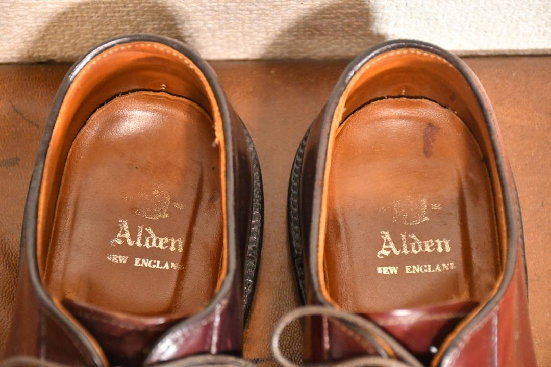 靴 ALDEN #990 cordovan 6B/D 24cm