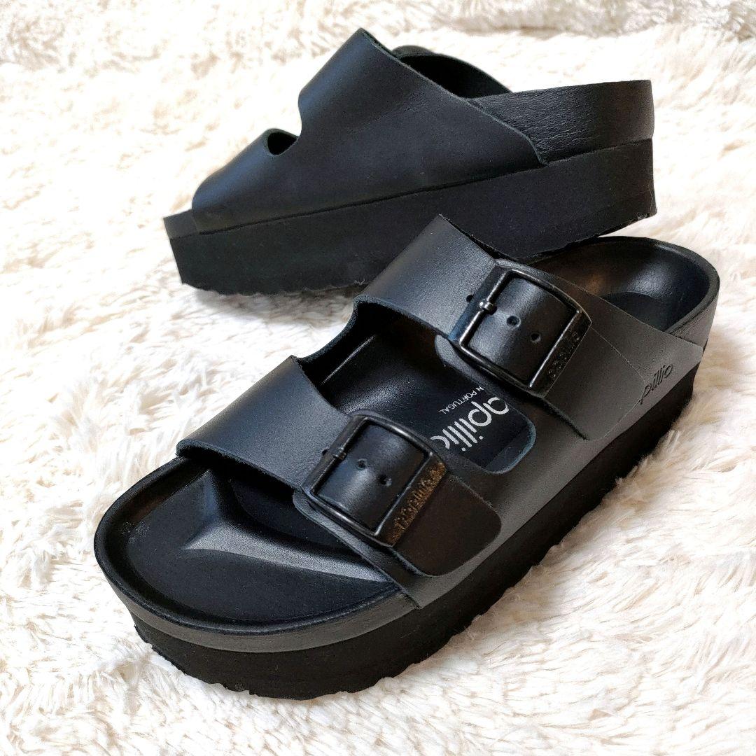 【レア品・ほぼ未使用】BIRKENSTOCK★厚底　エナメル　アリゾナ　ブラック 楽天市場】エナメル（ブランドビルケンシュトック）（サンダル