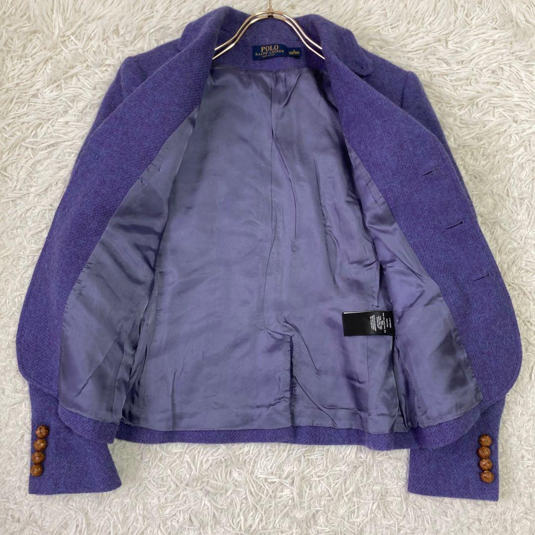 POLO RALPH LAUREN ジャケット パープル 4 オシャレ 上品