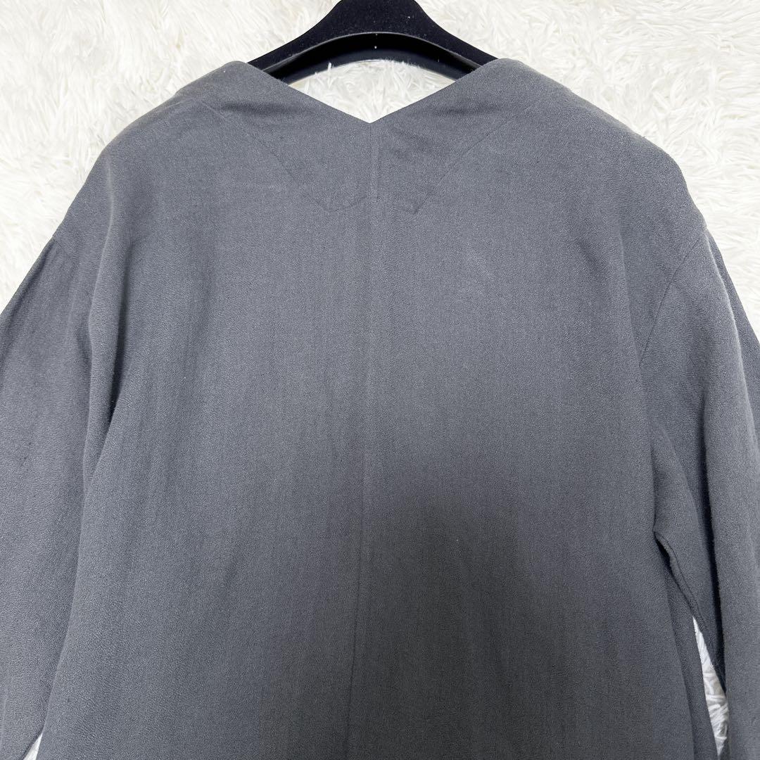 evam eva エヴァムエヴァ リネンカシュクールローブ ガウン