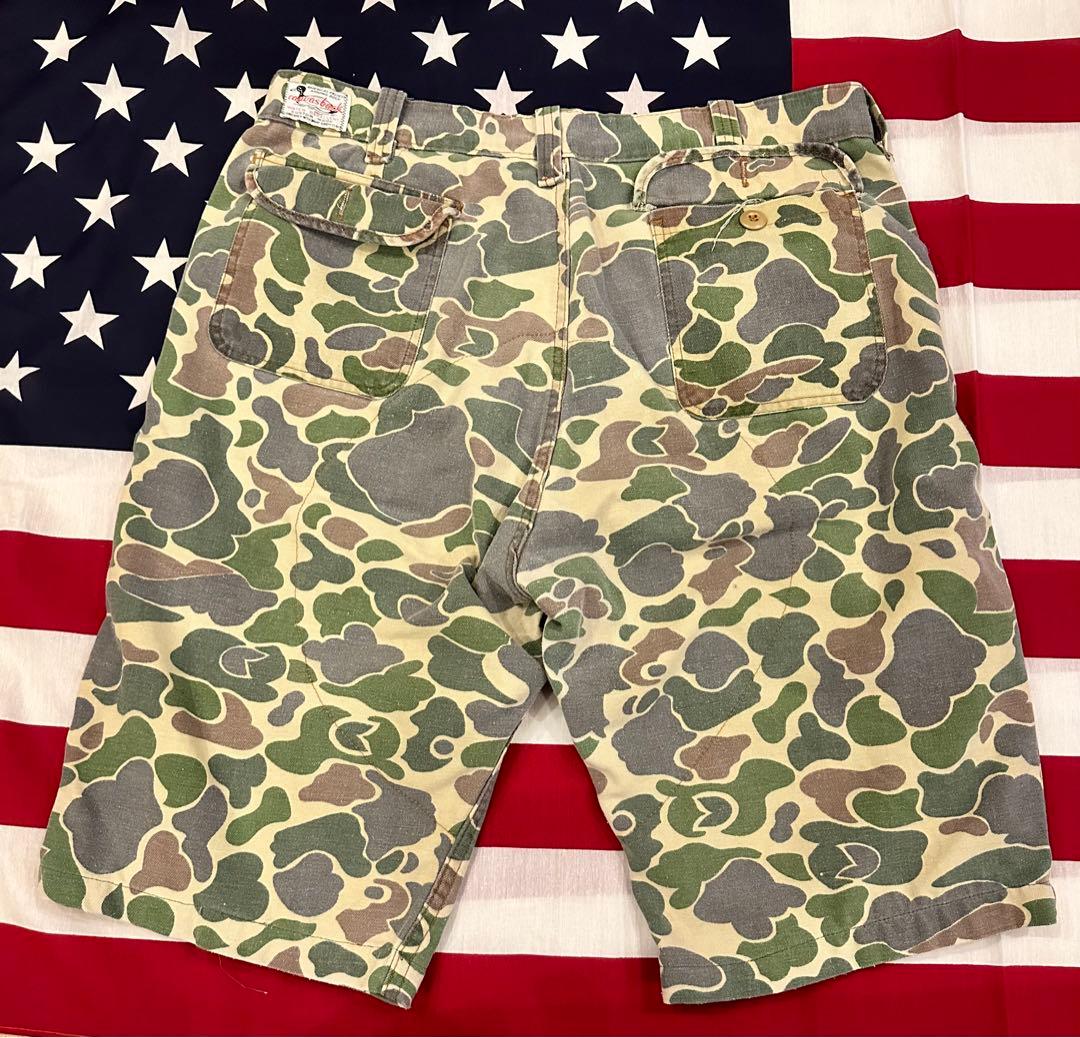 USA 70s キャンバスバック ダックハンターカモ USMC ヴィンテージ