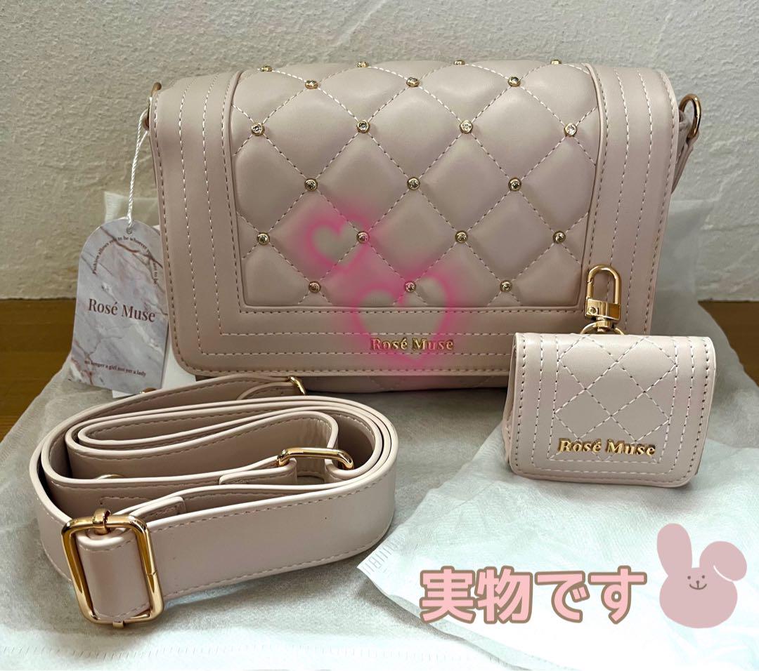 新品 Rosé Muse quilting cross ショルダーバック